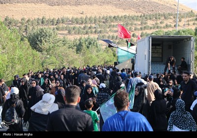 مراسم جاماندگان اربعین حسینی در زنجان