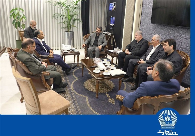 مدیر عامل بانک تجارت میزبان استاندار همدان و نماینده تویسرکان