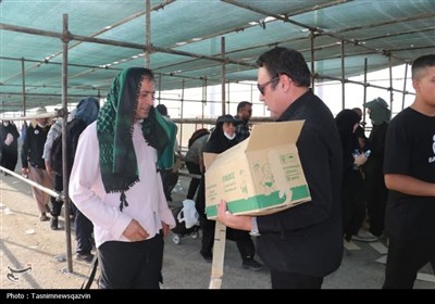 خدمات‌رسانی قرارگاه شهید حاجی‌زاده قزوین در مرز مهران