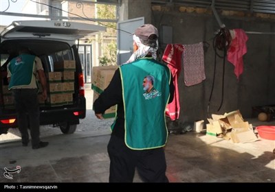 خدمات‌رسانی قرارگاه شهید حاجی‌زاده قزوین در مرز مهران