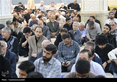 حضور گسترده مردم انقلابی در نماز سیاسی‌ ـ عبادی جمعه اردبیل