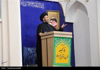 حضور گسترده مردم انقلابی در نماز سیاسی‌ ـ عبادی جمعه اردبیل