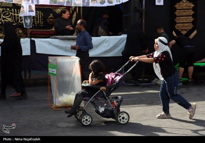 مراسم جاماندگان اربعین حسینی در زنجان و مشهد