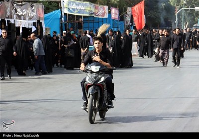 مراسم جاماندگان اربعین حسینی در زنجان و مشهد