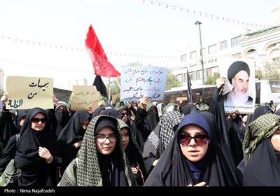 مراسم جاماندگان اربعین حسینی در زنجان و مشهد