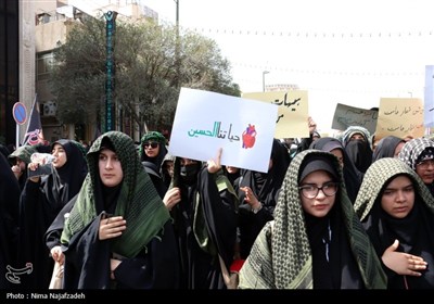 مراسم جاماندگان اربعین حسینی در زنجان و مشهد