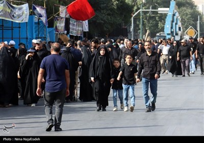 مراسم جاماندگان اربعین حسینی در زنجان و مشهد