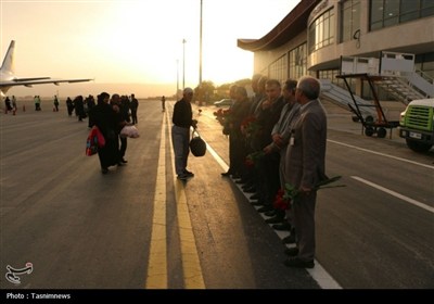 بازگشت زائران اربعین از طریق فرودگاه شهدای بجنورد