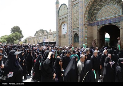استان،مردمي،قزوين،مراسم،حسيني،حضور،اربعين،عنوان،مؤثر،مديركل، ...