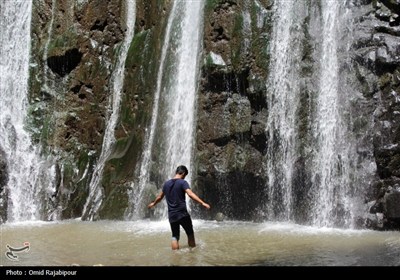 &#171;میلاش&#187; آبشاری سحرانگیز در جنگل‌های انبوه اشکور گیلان