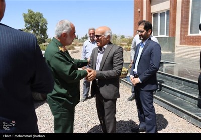 بازدید فرمانده سپاه خراسان جنوبی از مرکز تحقیقات جهاد دانشگاهی