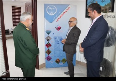 بازدید فرمانده سپاه خراسان جنوبی از مرکز تحقیقات جهاد دانشگاهی