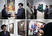 نمایش عکس‌های منتخب سوگواره بین‌المللی «مهر محرم» در حرم رضوی