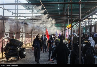 بازگشت زائرین اربعین حسینی از مرز مهران