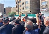 تشییع پیکر مطهر شهید «رامین صادقی» در زاهدان