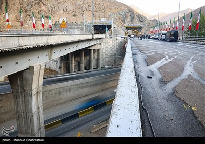 فاز 2 آزاد راه تهران شمال در آستانه بهره برداری