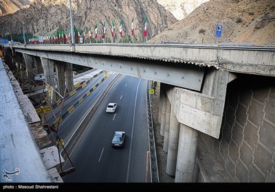 فاز 2 آزاد راه تهران شمال در آستانه بهره برداری