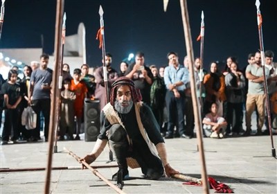 نمايش،نينوا،خياباني،كربلا،عاشورا،مخاطبان،طراحي،صحنه،اكسسوار، ...