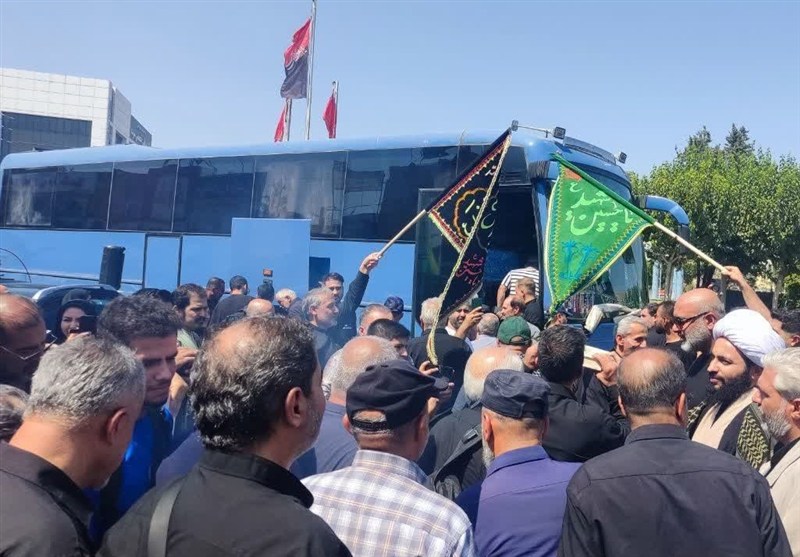 اعزام موفق بیش از 4500 زائر اربعین از اسلامشهر به مرز مهران با 128 دستگاه اتوبوس+تصویر