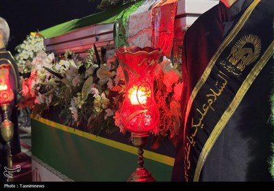ورود پیکر استاد فرشچیان به خاک مادری