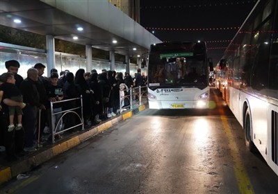 مشهد،زائران،اتوبوسراني،ناوگان،اربعين،زائر،مطهر،حرم،شريعتي،خط ...