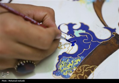 تلفیق رنگ‌های بهشتی در تابلوهای&#160; شاگرد استاد فرشچیان