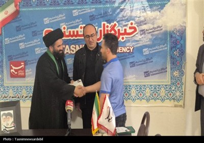 حضور دبیر شورای امر به معروف و نهی از منکر استان اردبیل در نمایندگی خبرگزاری تسنیم