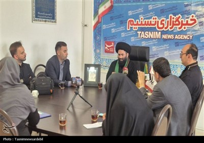 حضور دبیر شورای امر به معروف و نهی از منکر استان اردبیل در نمایندگی خبرگزاری تسنیم