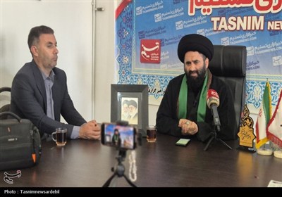 حضور دبیر شورای امر به معروف و نهی از منکر استان اردبیل در نمایندگی خبرگزاری تسنیم