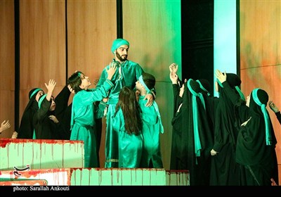 اجرای نمایش آیینی در تالار فرهنگ و هنر کرمان