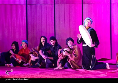 اجرای نمایش آیینی در تالار فرهنگ و هنر کرمان