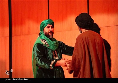 اجرای نمایش آیینی در تالار فرهنگ و هنر کرمان