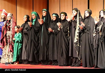 اجرای نمایش آیینی در تالار فرهنگ و هنر کرمان