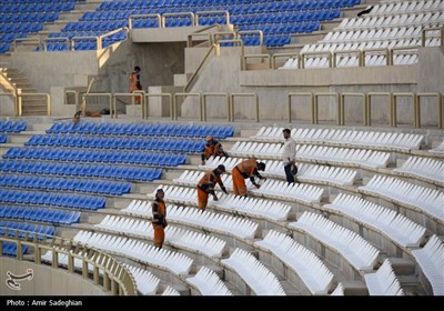 آخرین وضعیت ورزشگاه پارس شیراز قبل از شروع بازیهای لیگ برتر