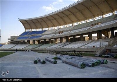 آخرین وضعیت ورزشگاه پارس شیراز قبل از شروع بازیهای لیگ برتر