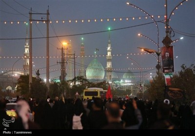 همصدا با غزه در راهپیمایی دلدادگان حسینی در قم