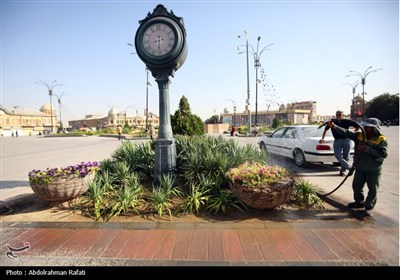 بازدید خبرنگاران از پروژه های عمرانی شهرداری همدان