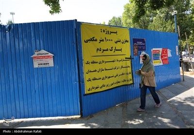 بازدید خبرنگاران از پروژه های عمرانی شهرداری همدان