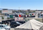 ارائه خدمات رایگان درمانی قرارگاه ثامن‌الائمه(ع) به زائران پیاده