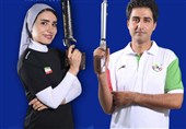 تیراندازی قهرمانی آسیا|مدال برنز برای تیم میکس ایران