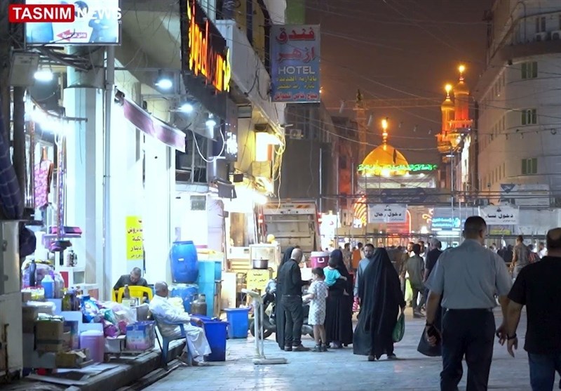 استقبال از ملت وعده صادق در کاظمین عراق