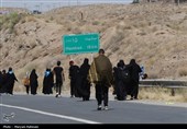 همزمان با شهادت حضرت زهرا(س) ورود بیش از 2500 زائر پیاده به مشهد