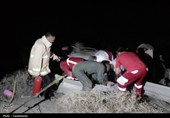 یک جانباخته و مصدوم در پی واژگونی خودروی سواری در آزادراه زنجان - تبریز