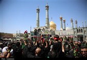 حرم حضرت معصومه(س) در سوگ پیامبر اکرم(ص) و امام حسن(ع)