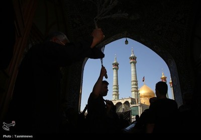 حرم حضرت معصومه(س) در سوگ پیامبر اکرم(ص) و امام حسن(ع)