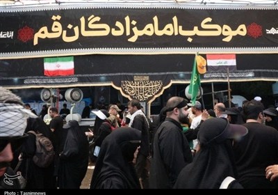 پخت نان عاشقانه برای زائران اربعین