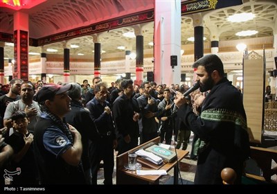 عزاداری 28 صفر در حرم بانوی کرامت