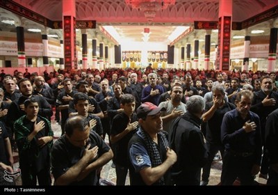 عزاداری 28 صفر در حرم بانوی کرامت