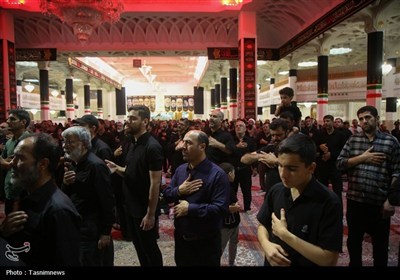 عزاداری 28 صفر در حرم بانوی کرامت