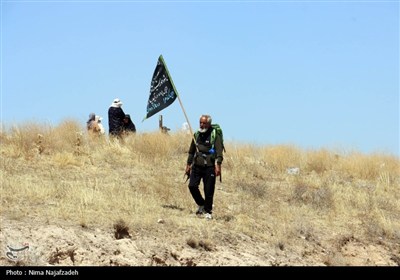 زائران رضوی در جاده امام رضا (ع)